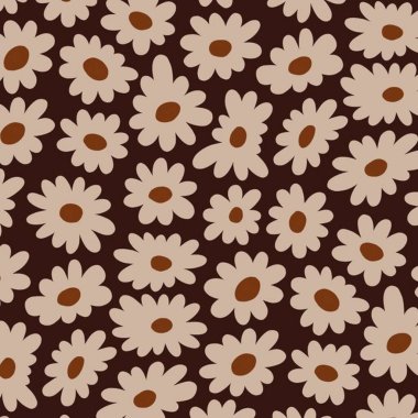 Kusursuz çiçek desenli sanat tasarımı çizimi