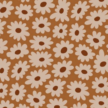 Kusursuz çiçek desenli sanat tasarımı çizimi