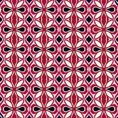 Kusursuz çiçek desenli sanat tasarımı çizimi