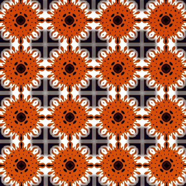 Kusursuz çiçek desenli sanat tasarımı çizimi