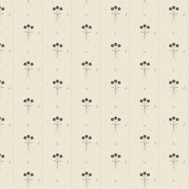 Çiçek desenli kumaş. Tekstil desenli çiçek çizimi.