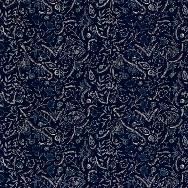 Çiçek desenli tasarım. Tekstil çiçeği kumaş çizimi için.