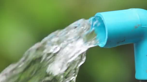 Konzept Der Bewirtschaftung Sauberen Wassers Für Die Menschen Sauberes Wasser — Stockvideo