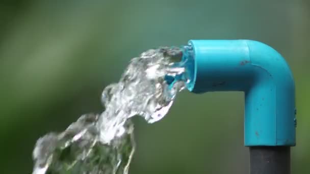 Konzept Der Bewirtschaftung Sauberen Wassers Für Die Menschen Sauberes Wasser — Stockvideo