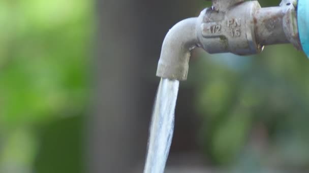 Koncept Hospodaření Čistou Vodou Pro Lidi Čistá Voda Pro Všechny — Stock video