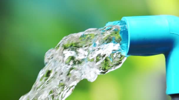 Conceito Gestão Água Limpa Para Povo Água Limpa Proveniente Condutas — Vídeo de Stock