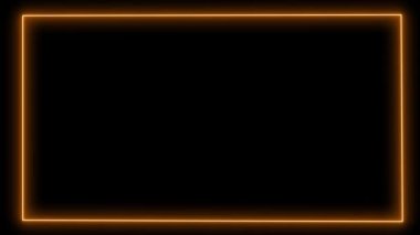 dinamik ışık rengarenk parlayan uzay çerçevesi. 