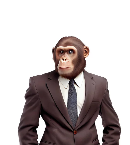 Monkey Ape Gorilla Business Marketing Financial Mascot Stock