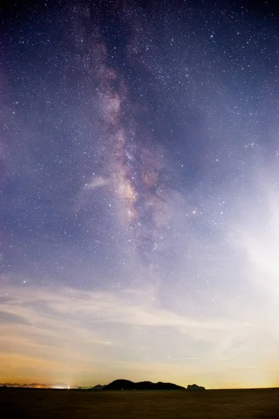 Νυχτερινός Ουρανός Γαλακτώδη Τρόπο — Φωτογραφία Αρχείου