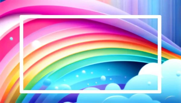 Abstrakte Bunte Hintergrund Abstrakter Hintergrund Mit Regenbogen — Stockfoto
