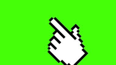 aşağı ok simgesi. Vektör. Yumuşak yeşil arkaplanda yeşil simge