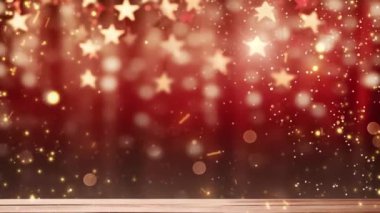 Yeni yıl, Noel ve diğer mutlu festivaller için duvar kağıdı olarak kullanılacak video.