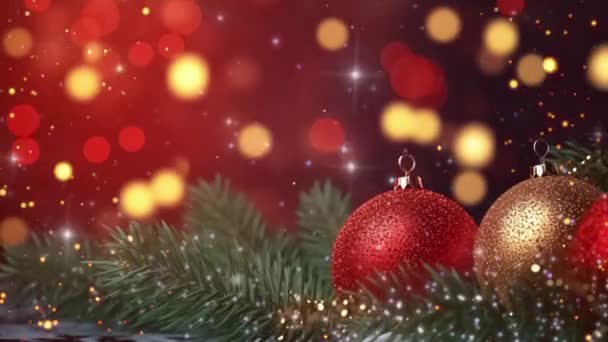 Video Sfondo Colorato Natale Capodanno — Video Stock