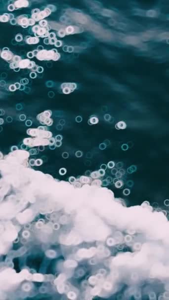 Suddig Abstrakt Bilder Vackra Havet Bakgrund — Stockvideo