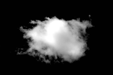 Siyah arkaplanda beyaz bulutlar