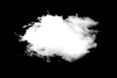 Siyah arkaplanda beyaz bulutlar