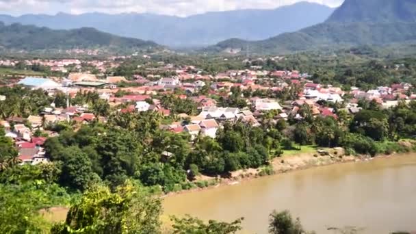 Video Paisaje Luang Prabang Laos Video Para Viajar Laos — Vídeo de stock
