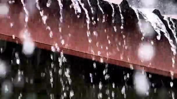 Fortes Pluies Dues Changement Climatique Mondial Des Précipitations Accrues Ralenti — Video