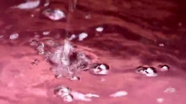 Şarabın içinde kırmızı şarap