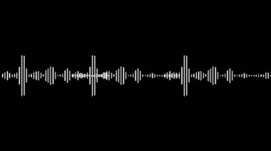 ses dengeleyici dalga. vektör illüstrasyonu