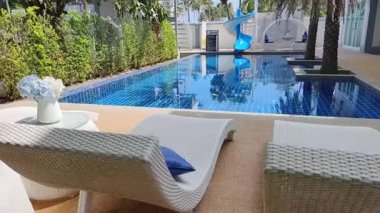 Otelde, Tayland 'da güzel bir yüzme havuzu.