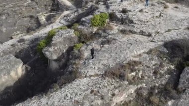 İspanya manzaralı dağlar doğa doğa kaya taşları