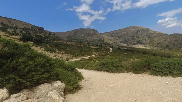 Paisaje Vista Montañas Naturaleza Exterior España Rocas Piedra —  Fotos de Stock
