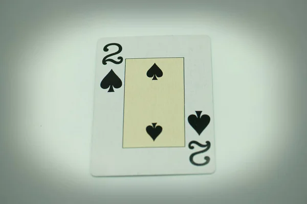 Gry Karciane Grać Symbol Hazardu Szczęście Karty Ryzyka Wewnątrz — Zdjęcie stockowe