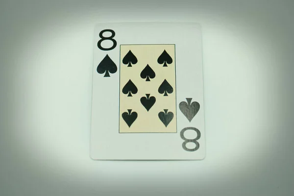 Карткові Ігри Грають Азартні Ігри Символ Удачі Ризику Карти Всередині — стокове фото