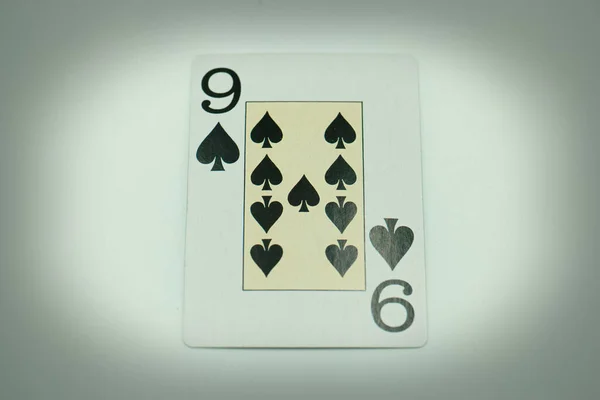 Karetní Hry Hrát Hazard Symbol Štěstí Karty Uvnitř — Stock fotografie