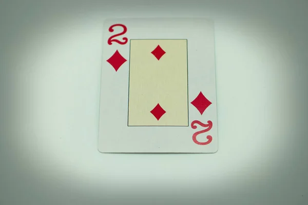 Kortspel Spela Spel Symbol Lycka Riskkort Inuti — Stockfoto