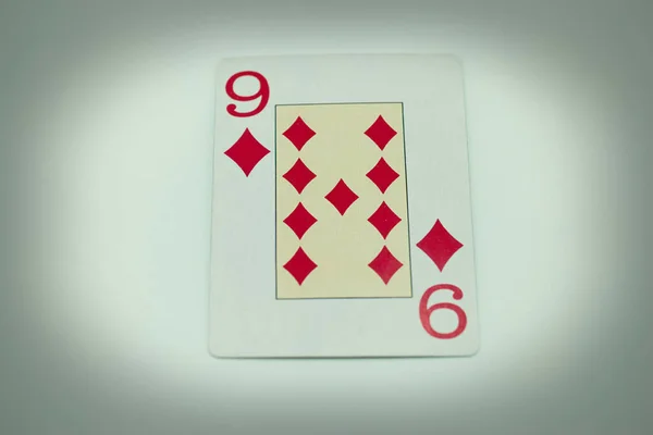 Kortspel Spela Spel Symbol Lycka Riskkort Inuti — Stockfoto