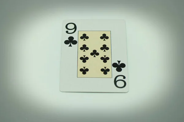 Χαρτιά Παιχνίδια Παίζουν Τυχερά Παιχνίδια Σύμβολο Τύχη Κάρτες Κινδύνου Στο — Φωτογραφία Αρχείου