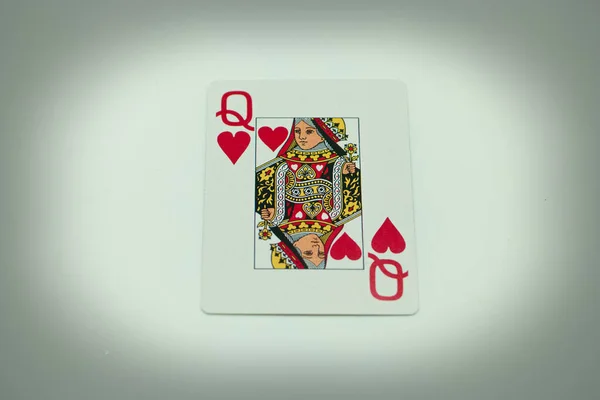 Gry Karciane Grać Symbol Hazardu Szczęście Karty Ryzyka Wewnątrz — Zdjęcie stockowe