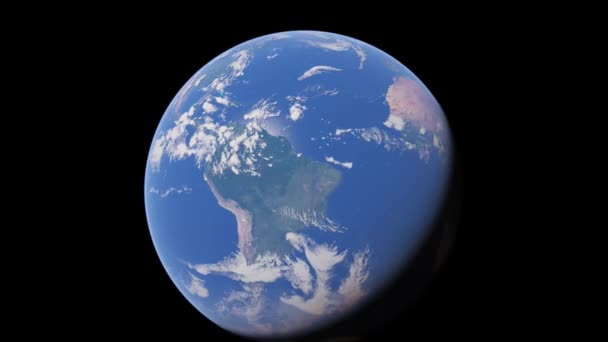 Oceán Tichomoří Ostrov Voda Pobřeží Mapa Pobřeží Pohled Kartografie Velikonoce — Stock video
