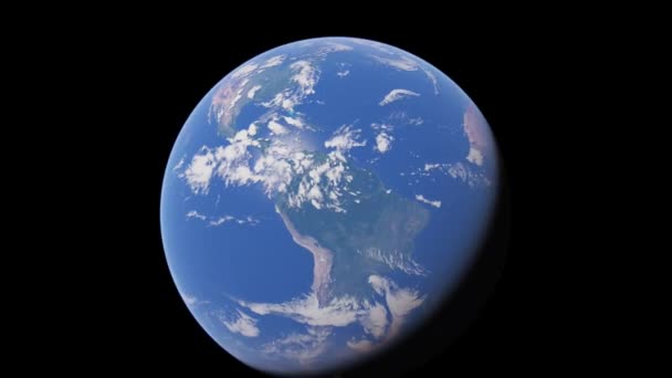 Oceán Tichý Oceán Ostrov Voda Pobřeží Mapa Pobřeží Výhled Kartografie — Stock video