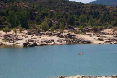 dağlar, manzara, doğa, doğa, ağaçlar, İspanya, yaz, doğa, açık hava, kayalar, su, nehir,