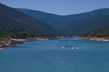 dağlar, manzara, doğa, doğa, ağaçlar, İspanya, yaz, doğa, açık hava, kayalar, su, nehir,