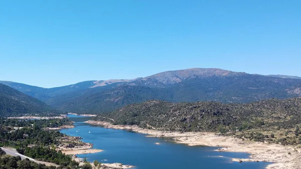 stock image mountains, landscape, view, nature, trees, spain, summer, nature, outdoors, rocks, water, river,