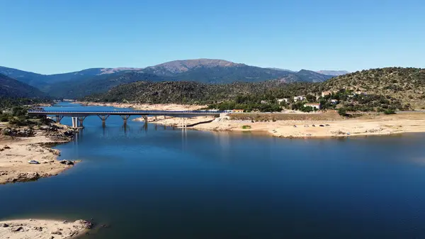 Stock image mountains, landscape, view, nature, trees, spain, summer, nature, outdoors, rocks, water, river,