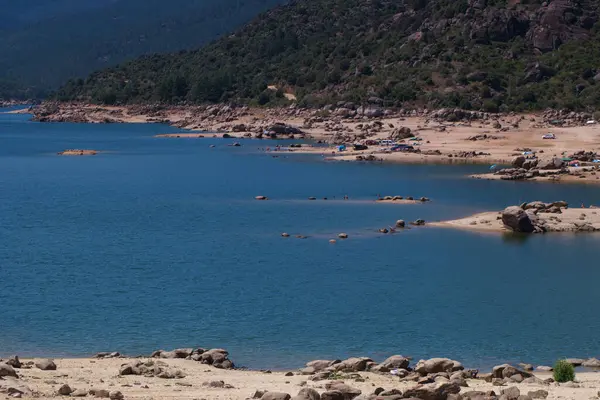 stock image mountains, landscape, view, nature, trees, spain, summer, nature, outdoors, rocks, water, river,