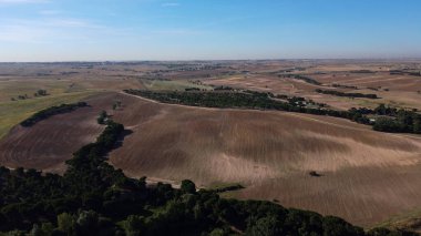 hava görüntüsü, manzara, manzara, köy, yukarıda, alan, yaz, tarım, kırsal, çevre, doğa, açık hava,