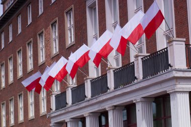 mimari, manzara, bina, dışarısı, yaz, tuğla, şehir, gdansk, poland, tricity,