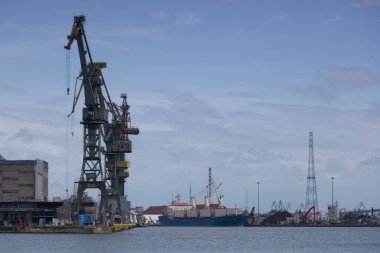 Gemi, liman, kargo, kargo, sanayi, yük, sanayi, liman, ulaşım, ulaşım, ulaşım, deniz, su,