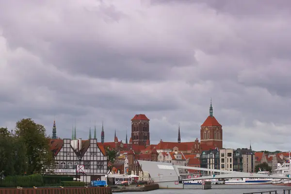Gdańsk Europa Polska Miasto Europa Miasto Wieża Miejska Urbanistyka Architektura — Zdjęcie stockowe