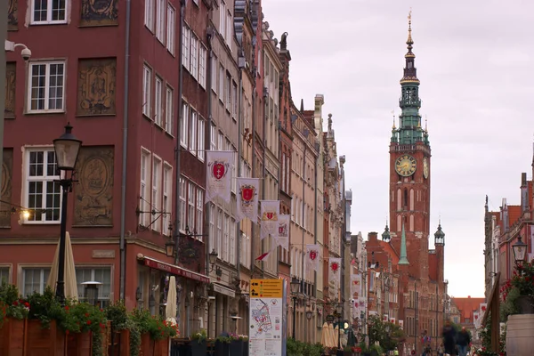Gdansk Poland Urban Stad Byggnad Stad Gata Europeisk Stad Landskap — Stockfoto