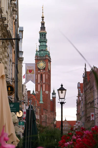 Gdaňsk Poland Městský Město Budova Město Ulice Evropské Město Krajina — Stock fotografie