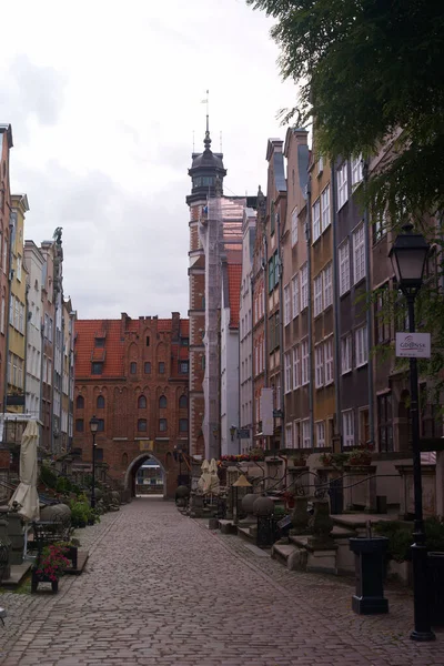 Gdansk Poland Urban Town Building City Street European City Scape — Stok fotoğraf