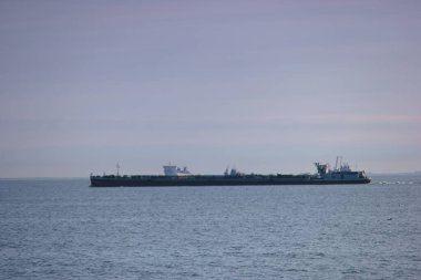 Gemi, sanayi, deniz, kıyı, sahil, gökyüzü, bulutlar, manzara, ulaşım,