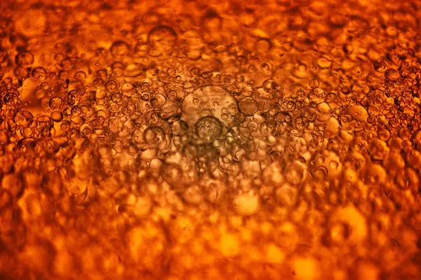 Water Vloeistof Bel Druppels Gemalen Macro Close Textuur Helder Transparant — Stockfoto